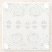Pattern Bazaar - Rond en Geometrische vormen Glazen Onderzetter (Achterkant)