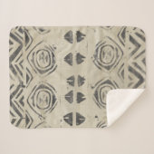 Pattern Bazaar - Rond en Geometrische vormen Sherpa Deken (Voorkant (horizontaal))