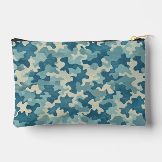 Pattern Blue Camouflage Etui (Achterkant)