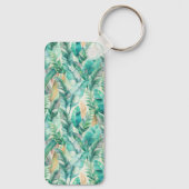 Pattern Boho Banana Leaves Sleutelhanger (Achterkant)