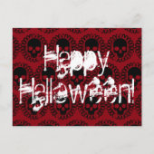 Pattern Boo. Kies elke kleur Happy Halloween Briefkaart (Voorkant)