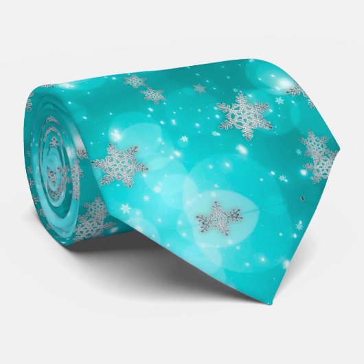 Pattern Business Blue Modern Holiday Stropdassen (Opgerold)