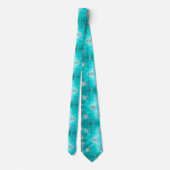Pattern Business Blue Modern Holiday Stropdassen (Achterkant)
