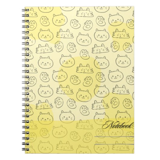 Pattern Cat Notitieboek (Voorkant)