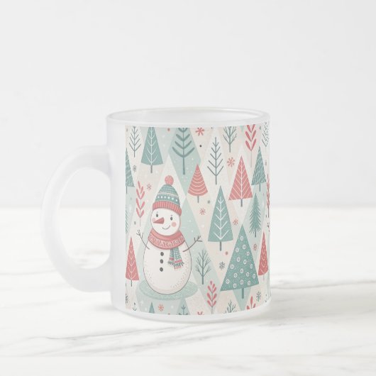 Pattern Christmas Scandinavian Matglas Koffiemok (Links)