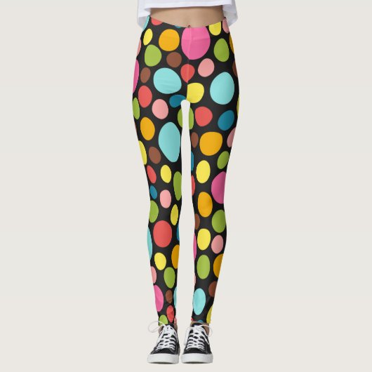 Pattern Colorful Inspiration Cute Leggings (Voorkant)