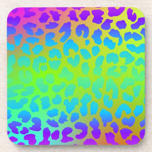 Pattern Colorful Inspiration Retro Cute Bier Onderzetter (Voorkant)