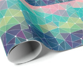 Pattern Colorful Inspiration Retro Cute Cadeaupapier (Rol Hoek)
