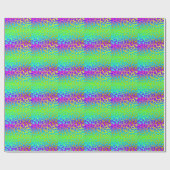 Pattern Colorful Inspiration Retro Cute Cadeaupapier (Vlak)