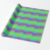 Pattern Colorful Inspiration Retro Cute Cadeaupapier (Uitgerold)