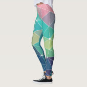 Pattern Colorful Inspiration Retro Cute Leggings (Links)