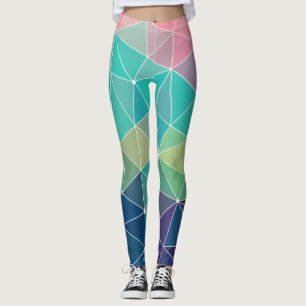 Pattern Colorful Inspiration Retro Cute Leggings