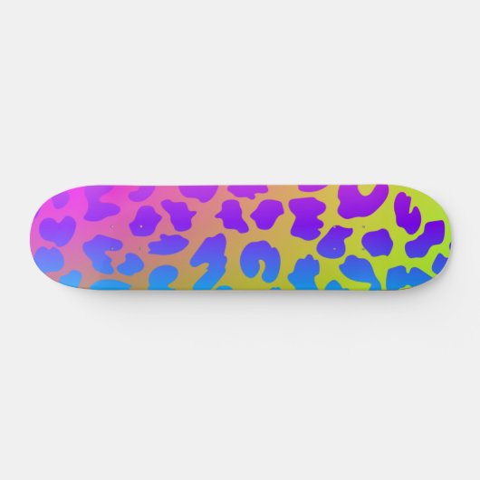 Pattern Colorful Inspiration Retro Cute Persoonlijk Skateboard (Horizontaal)