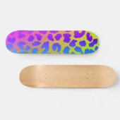 Pattern Colorful Inspiration Retro Cute Persoonlijk Skateboard (Horizontaal)