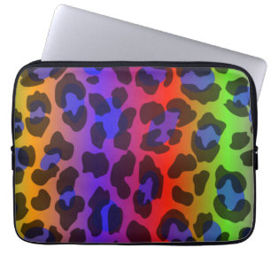 Pattern Colorful Inspiration Retro Tiger Laptop Sleeve