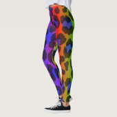 Pattern Colorful Inspiration Retro Tiger Leggings (Links)