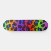 Pattern Colorful Inspiration Retro Tiger Persoonlijk Skateboard (Horizontaal)