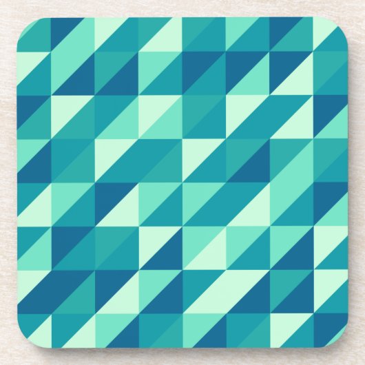 Pattern Colorfull Modern Retro Bier Onderzetter (Voorkant)