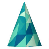 Pattern Colorfull Modern Retro  Feesthoedjes (Achterkant)