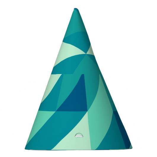 Pattern Colorfull Modern Retro  Feesthoedjes (Rechts)