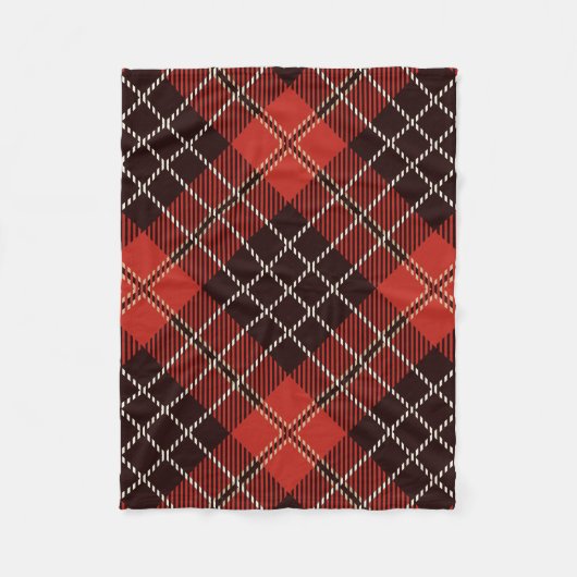 Pattern Colorfull Scottish Geometric  Fleece Deken (Voorkant)
