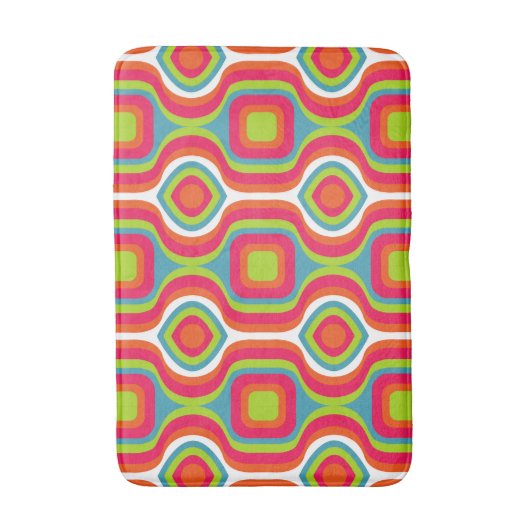 Pattern Colorfull Stylish Cute Badmat (Voorkant Verticaal)