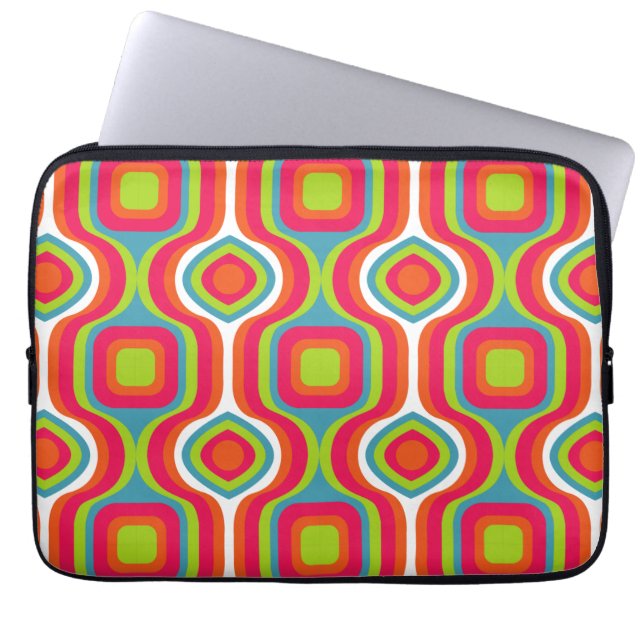 Pattern Colorfull Stylish  Cute Laptop Sleeve (Voorkant)