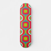 Pattern Colorfull Stylish  Cute Persoonlijk Skateboard (Voorkant)