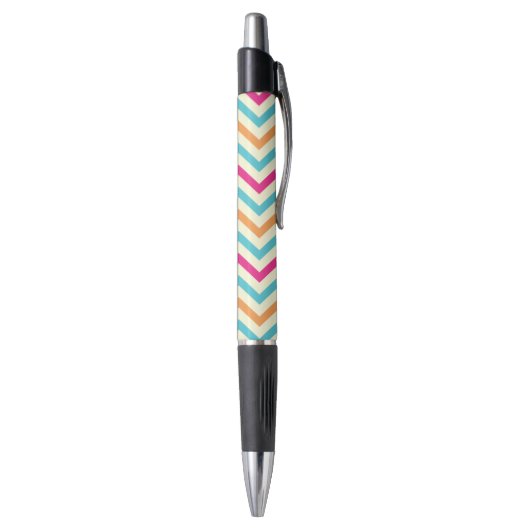 Pattern Colorfull Stylish Geometric  Pen (Achterkant (Verticaal))