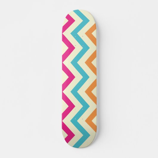 Pattern Colorfull Stylish Geometric  Persoonlijk Skateboard (Voorkant)
