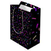 Pattern Colorfull Stylish Summer Party Medium Cadeauzakje (Achterkant Gekanteld)