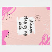 Pattern Design  Fleece Deken (Voorkant (Horizontaal))