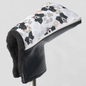 Pattern Dog Paws Border Collie Golfheadcover (3/4 voorkant)