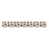 Pattern Dog paws Boxer Grosgrain Lint (Voorkant)