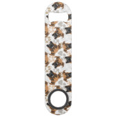 Pattern Dog paws Boxer Speed Flessenopener (Achterkant)