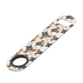 Pattern Dog paws Boxer Speed Flessenopener (Achterkant Gekanteld)