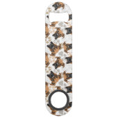 Pattern Dog paws Boxer Speed Flessenopener (Voorkant)