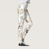Pattern Dog Paws Golden Retriever Leggings (Rechts)
