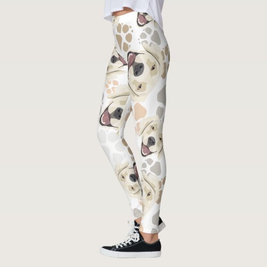 Pattern Dog Paws Golden Retriever Leggings (Links)