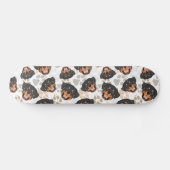 Pattern Dog Paws Rottweiler Persoonlijk Skateboard (Horizontaal)