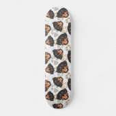 Pattern Dog Paws Rottweiler Persoonlijk Skateboard (Voorkant)