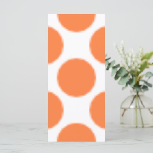 Pattern Dot Oranje (Staand voorkant)