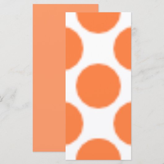 Pattern Dot Oranje (Voorkant / Achterkant)