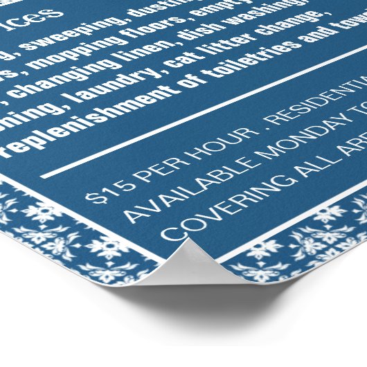  Pattern & Duster, portier, Maid Poster (Hoek)