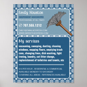  Pattern & Duster, portier, Maid Poster