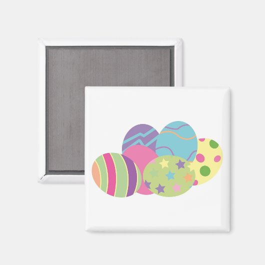 Pattern Easter Eggs Magneet (Voorkant / Achterkant)