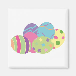 Pattern Easter Eggs Magneet