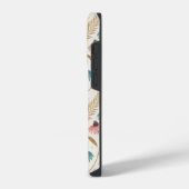 Pattern Echineceas Glitter iPhone Hoesje (Linkerkant)