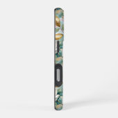 Pattern Elegant Magnolia Flowers iPhone Hoesje (Rechterkant)