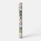 Pattern Elegant Magnolia Flowers iPhone Hoesje (Linkerkant)